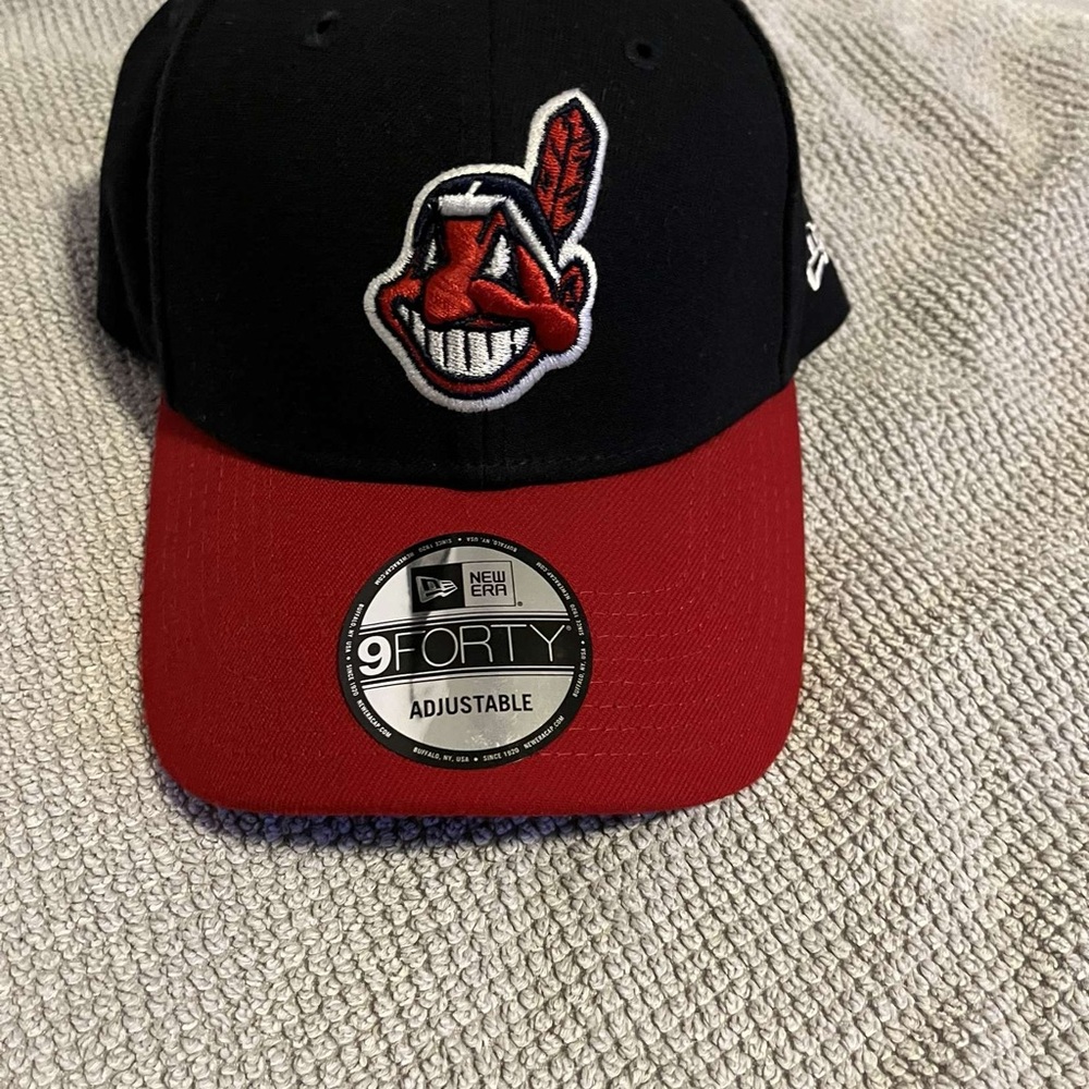 New Era Black and Red Fitted Baseball Cap